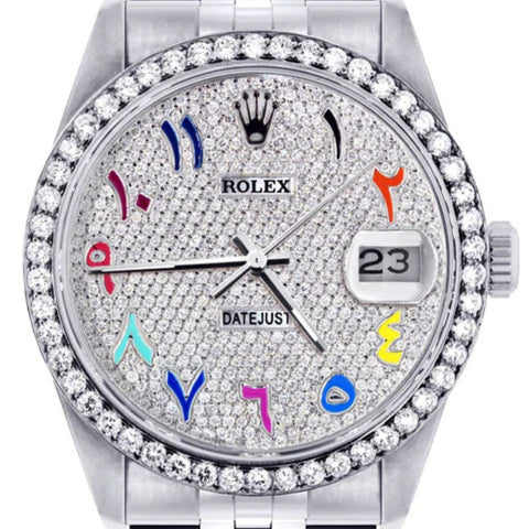 Rainbow Arabic Numeric Automatic Luxury Watch