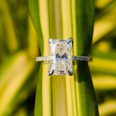 10K White Gold Lab Grown Diamond Wedding Ring