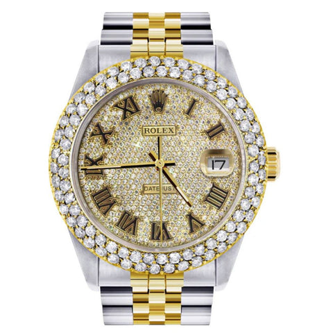 Date Just Automatic Moissnaite Classic Watch For Men's