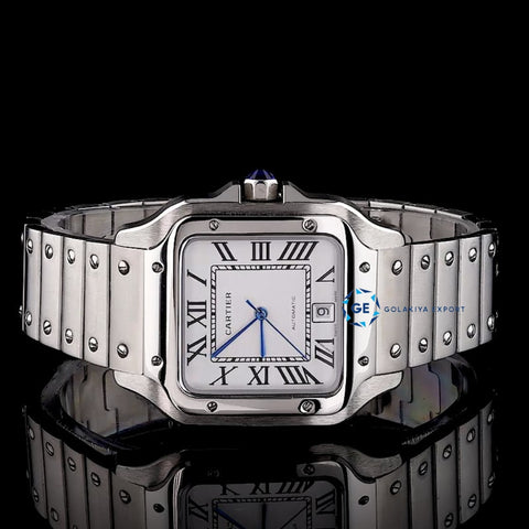 White Color Dial Luxury Classic Watch For Men's