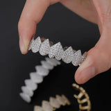 Heart Shape Moissanite Diamond Custom Grillz