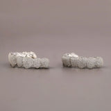 925 Silver Moissanite Luxury Iced Out Grillz For Men's & Women