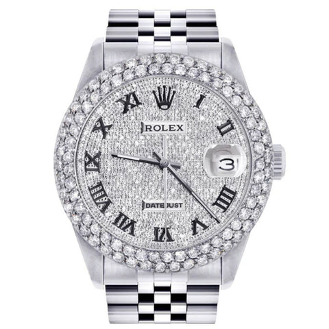Date Just Moissanite Automatic Classic Watch