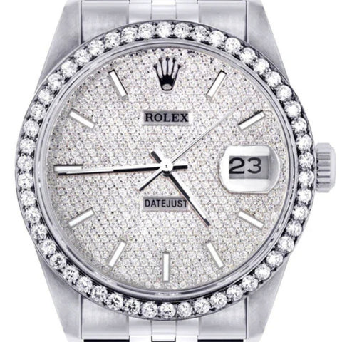 Custom Moissanite Classic Date Just Watch