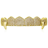 Vampire Teeth Moissnaite Diamond Top Bottom Grill Set Men Women