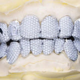 Round Cut Moissanite Customize Letter Grillz