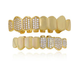 Half Iced Out Moissanite Grillz For Men's
