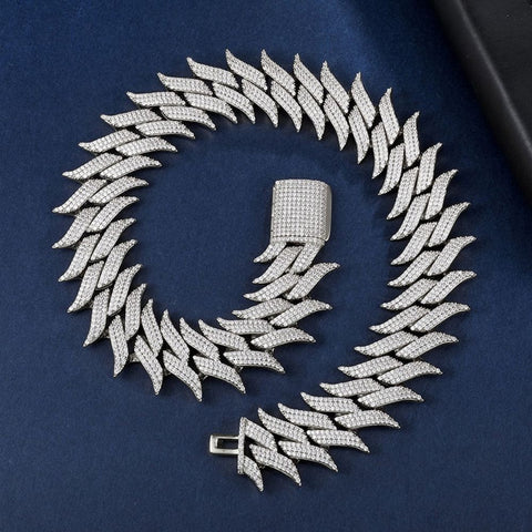 VVS1 Moissanite Diamond Cuban Link Hip Hop Chain