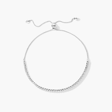 Moissnaite Diamond Round Cut Bolo Fancy Style Bracelet