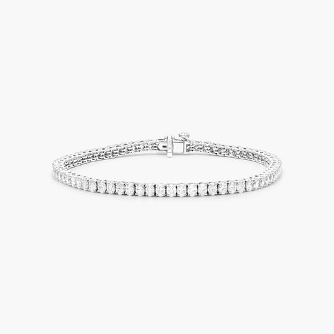 D Color Moissanite Oval Cut Tennis Dainty Bracelet Gift For Girls