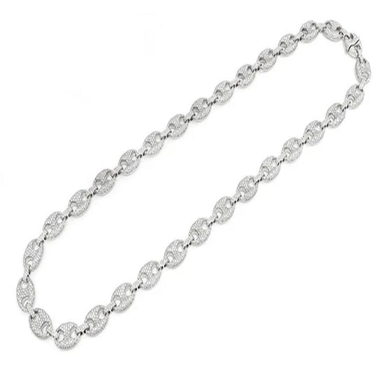 Men's Miami Cuban Mariner Link Iced Out Hip Hop Chain