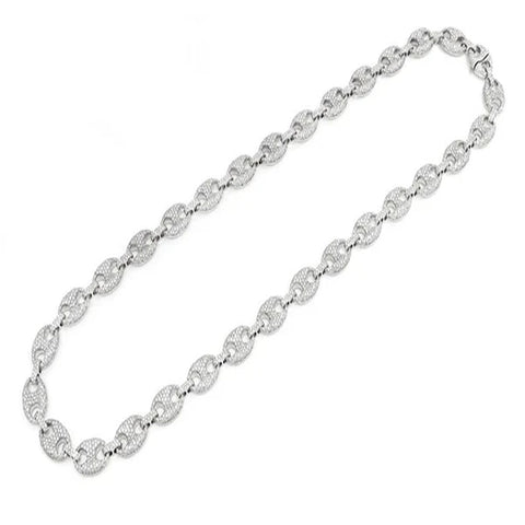 Men's Miami Cuban Mariner Link Iced Out Hip Hop Chain