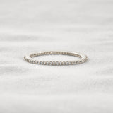 Full Eternity Moissnaite Diamond Round Cut Wedding Band