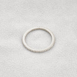 Full Eternity Moissnaite Diamond Round Cut Wedding Band