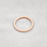 Full Eternity Moissnaite Diamond Round Cut Wedding Band
