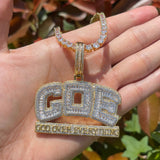 Rapper Style Moissanite Diamond Customize Pendant Necklaces