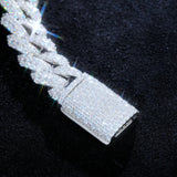 18mm Moissanite Diamond Luxury Hip Hop Chain For Men's