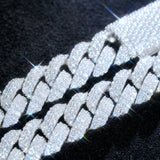 18mm Moissanite Diamond Luxury Hip Hop Chain For Men's
