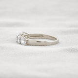 Round Cut Lab Created Moissanite Diamond Eternity Band