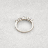 Round Cut Lab Created Moissanite Diamond Eternity Band