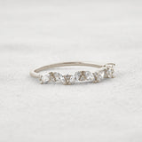 Marquise & Round Moissanite Fancy Eternity Wedding Band