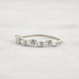 Marquise & Round Moissanite Fancy Eternity Wedding Band