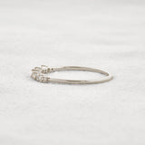 Moissanite Diamond Round Cut Fancy Band For Her