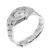 Moissanite Full White DateJust Iced Out Watch Gift For Men's
