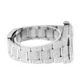 Moissanite Full White DateJust Iced Out Watch Gift For Men's