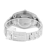 Moissanite Full White DateJust Iced Out Watch Gift For Men's