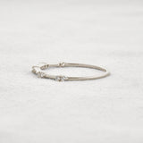 Unique Style Round Cut Moissnaite Diamond Wedding Band