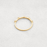 Unique Style Round Cut Moissnaite Diamond Wedding Band