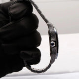 Automatic Movement Moissanite Full Black Watch For Him