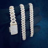 Colorless Moissanite Iced Out Hip Hop Luxury Chain