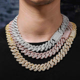 Moissnaite Diamond Hip Hop Luxury Cuban Chain For Men's