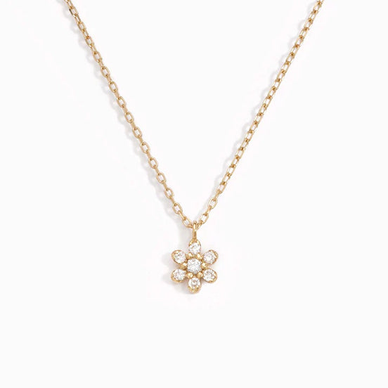 Round Brilliant Cut Moissnaite Flower Shape Fancy Pendant