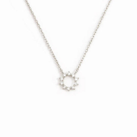 Round Shape Moissnaite Round Cut Small Pendant For Girls