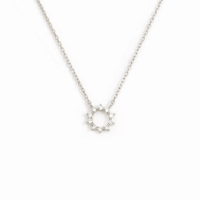 Round Shape Moissnaite Round Cut Small Pendant For Girls