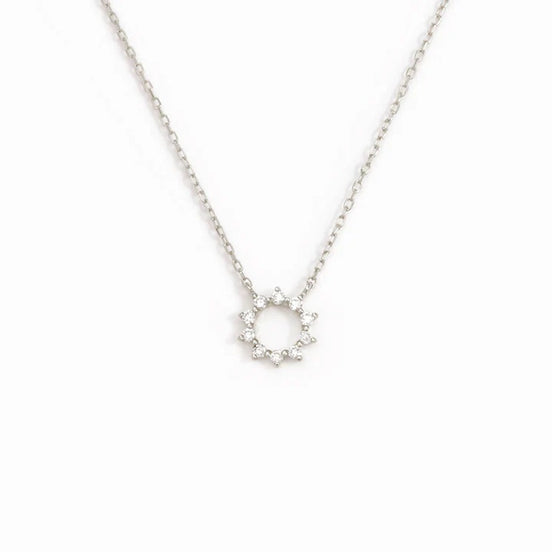 Round Shape Moissnaite Round Cut Small Pendant For Girls