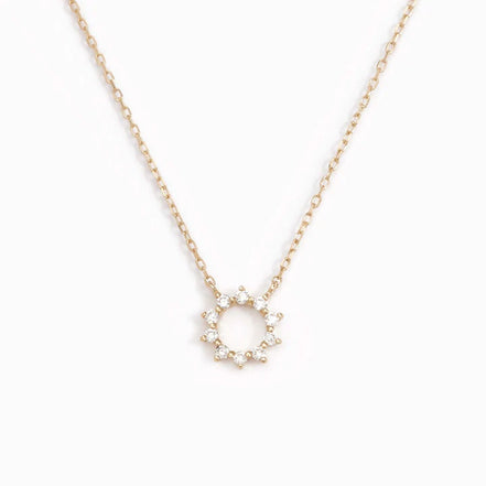 Round Shape Moissnaite Round Cut Small Pendant For Girls