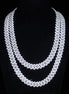 Iced Out Moissanite Luxury Cuban Link Chain Gift For Men's