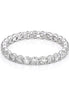 Prong Setting Round Cut Moissanite Eternity Band