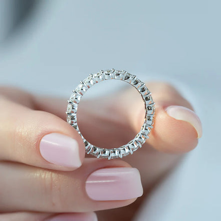 D Color Moissanite Round Brilliant Cut Wedding For Women