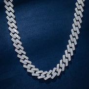 20mm Iced Out Hip Hop Miami Cuban Chain Gift For Men's