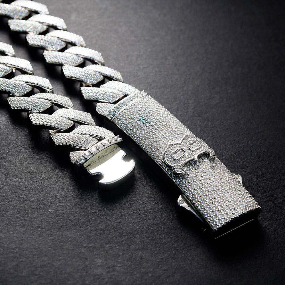 Moissnite Diamond Customize Latter Cuban Link Chain