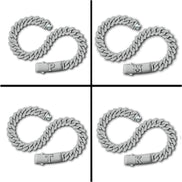 Moissnite Diamond Customize Latter Cuban Link Chain