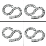 Moissnite Diamond Customize Latter Cuban Link Chain