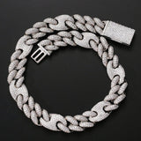 VVS1 Clarity Moissanite Pig Nose Cuban Linked Chain