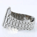 D Color Moissanite Stainless Steel Hip Hop Watch Gift For Men