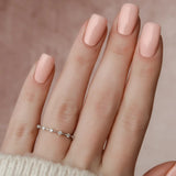 Moissanite Round Cut Half Eternity Wedding Band